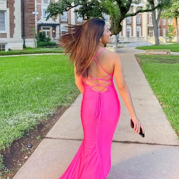 Hot Pink Prom Dress - Atria Couture | Color: Pink | Size: Xs | Baohannnn's Closet